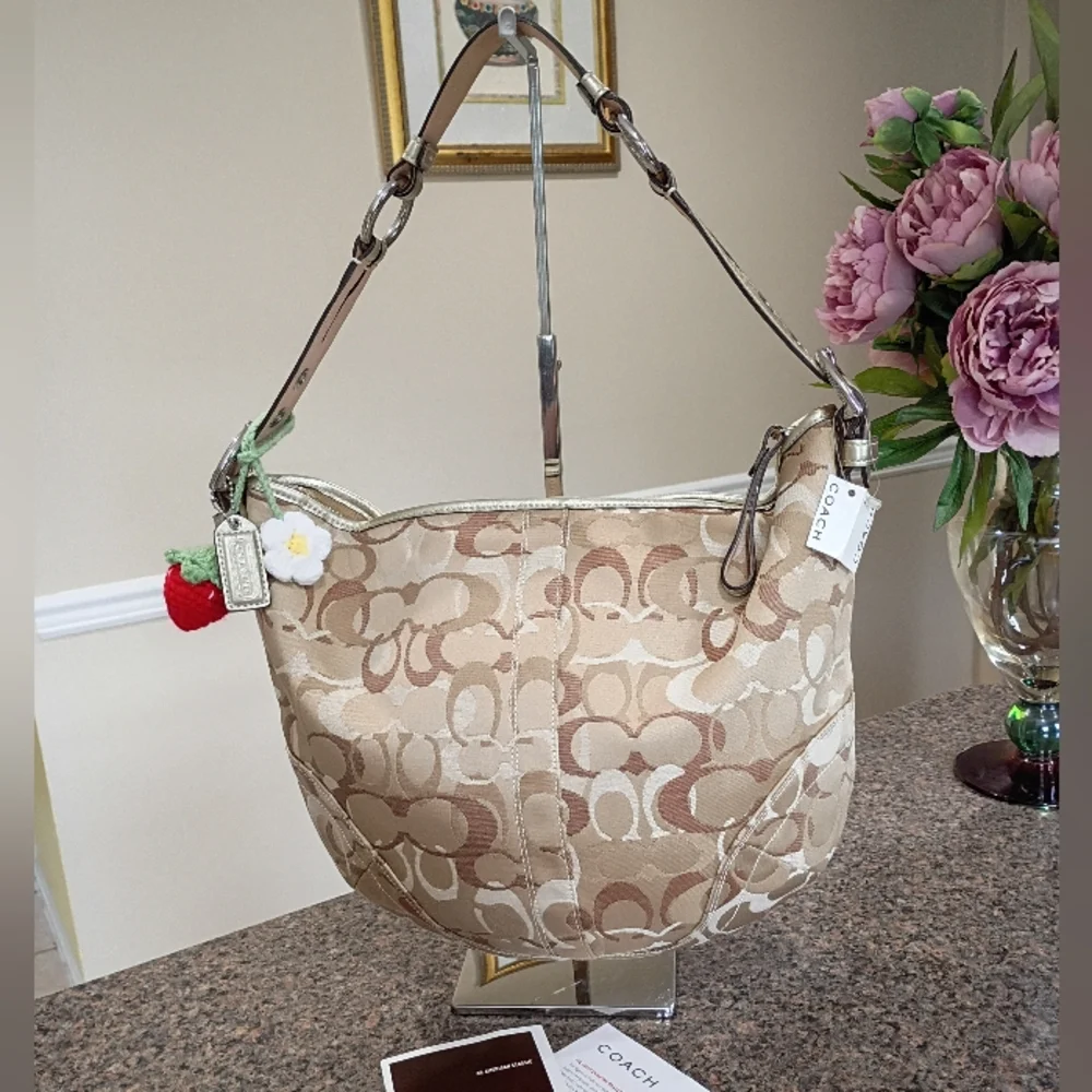 NWT Coach Soho  Opt Signature Vintage Shoulder Bag